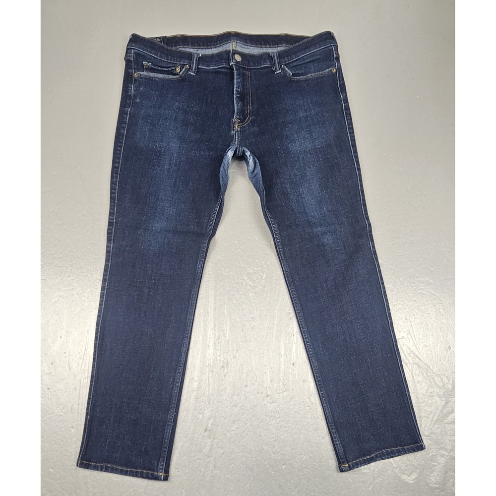 Abercrombie & Fitch Langdon Skinny Jeans Mens 38x32 fits (38x28) Blue Denim